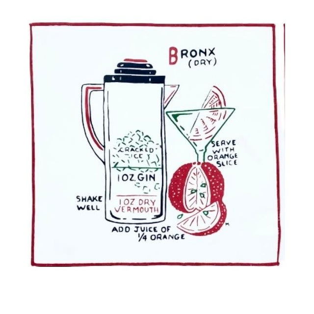 Contemporary Late 20th Century Pair Restoration Hardware Estelle & Alvin's Cotton Cocktail Napkins For Sale - Image 3 of 9