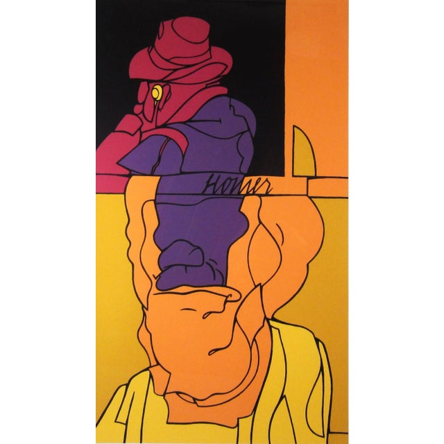Modern Valerio Adami, Homer, 1979 For Sale - Image 3 of 11