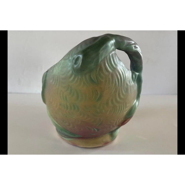 American Weller Pottery Oval Double-Handled Jardinière, Malverne C. 1930 For Sale - Image 3 of 6