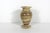 Vintage Onyx Marble Vase, Amber Cream Crystal Veining, Shelf Styling Decor, Stone For Sale - Image 4 of 9