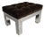 Chrome-Plated Cityscape Ottoman from Paul Evans, 1970s For Sale
