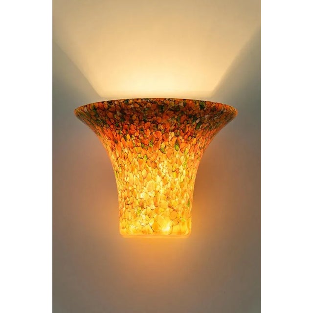Silver Murano Glass Wall Sconce from Peill & Putzler, Germany For Sale - Image 8 of 10