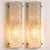 Structured Wave Glass and Brass Wall Light from Kaiser, 1970s For Sale - Image 4 of 18