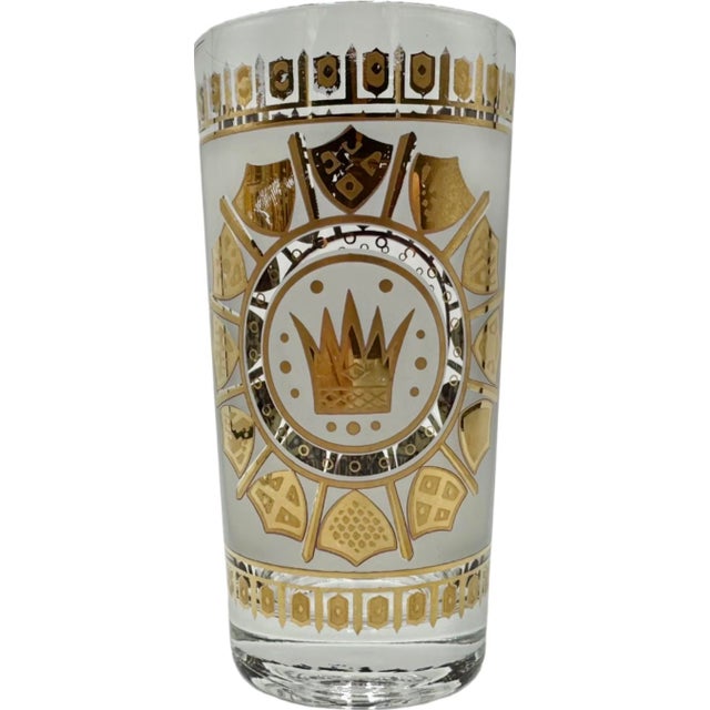 Mid 20th Century Vintage Georges Briard Royal Crown Highball Glasses- Set of 4 For Sale - Image 5 of 12