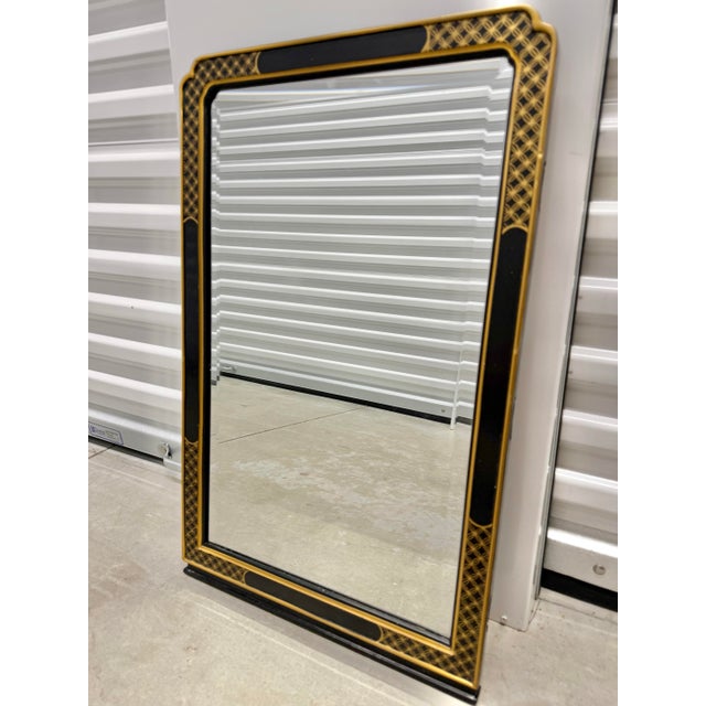 Vintage Drexel Heritage vanity mirror from the Et Cetera collection. The piece can either be hung or on a table top.