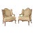1900 French Louis XV Style Carved Bergeres a Oreilles - a Pair For Sale