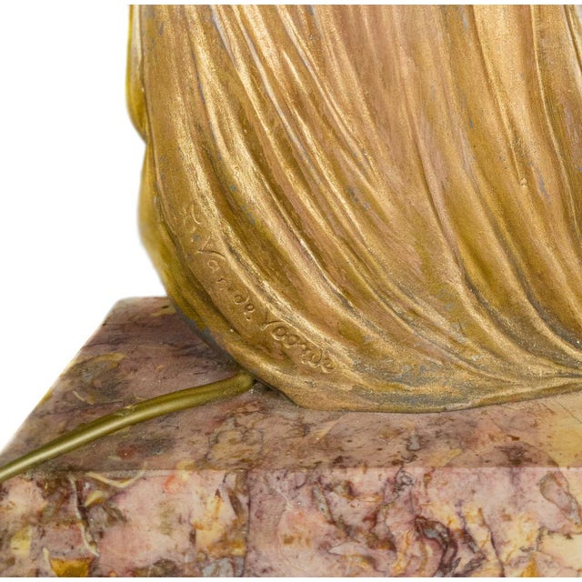 Art Deco Table Lamp by Georges van de Voorde, France, 1925 For Sale - Image 6 of 13