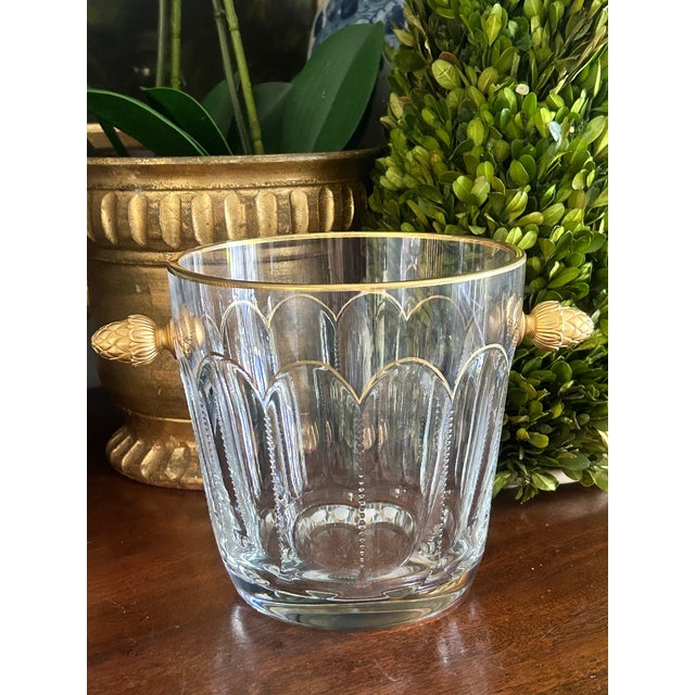 Fabergé Crystal & Gilt Bronze Ice Pail / Champagne Bucket For Sale In Kansas City - Image 6 of 6