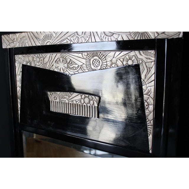 Vintage French Art Deco Mirror, 1930 For Sale - Image 5 of 6