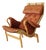 Leather and Canvas Pernilla Chair by Bruno Mathsson For Sale