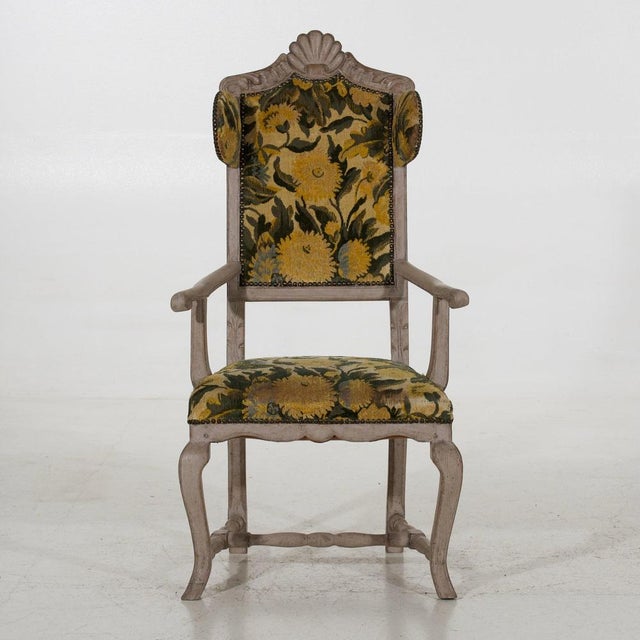 Swedish Wing Back Armchair, 1750s For Sale - Image 9 of 11