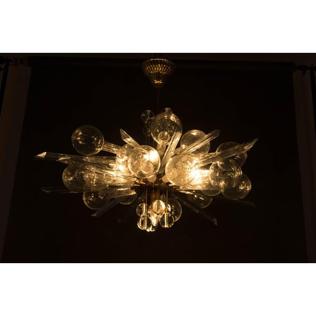 Art and Design Chandelier attributed to Rene Roubicek, 1960s For Sale - Image 18 of 18