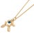 Early 21st Century Puppy Luck Balloon Dog & Evil Eye Gold Necklace For Sale - Image 5 of 8