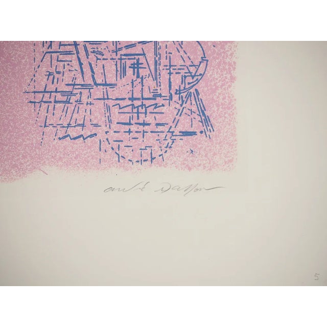 André masson (1896-1987) the cosmic city of breasts, 1960 original etching and aquatint signed in pencil on vellum 44 x 35...