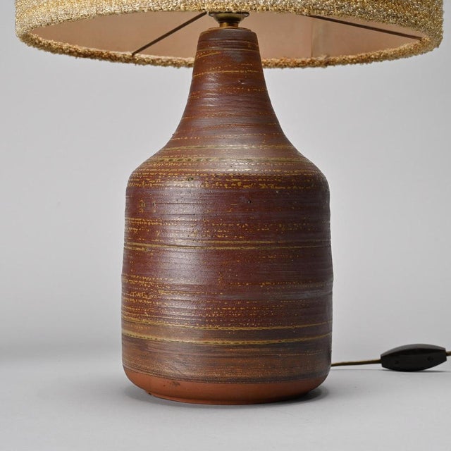 Ceramic Ceramic Lamp by Jacques Pouchain for Atelier Dieulefit, 1960s For Sale - Image 7 of 12
