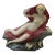 Art Deco Glazed Ceramic Female Nude Sculpture For Sale