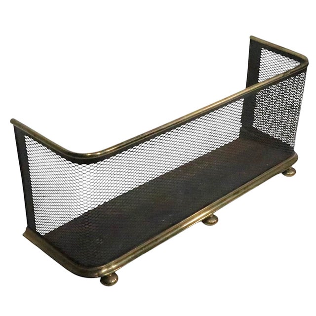 Antique Nursery Fireplace Fender For Sale - Image 9 of 12