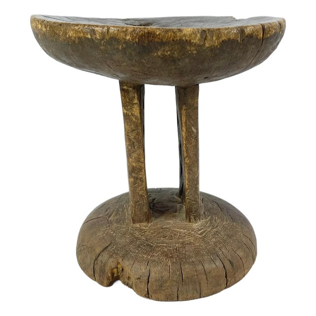 Early 20th Century Old Tonga Stool MATTER COLLECTION For Sale
