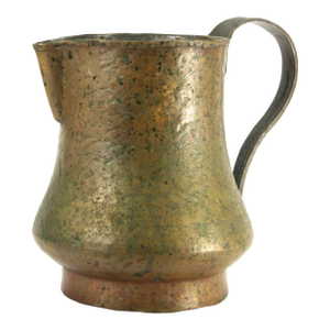 19th C. Hand Hammered Copper Pitcher Jug,