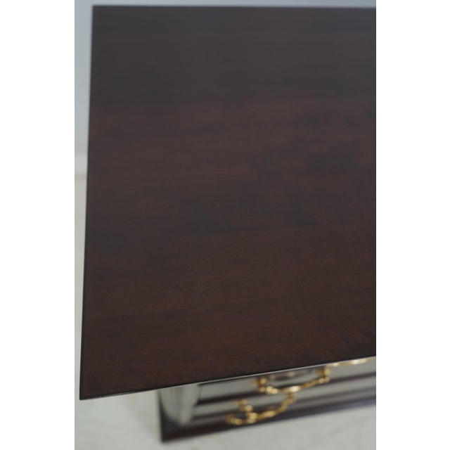 Brown Stickley Cherry Chippendale Large Bedroom Dresser For Sale - Image 8 of 16