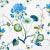 Abstract Sample - Schumacher Vasily Wallpaper in Green & Blue For Sale - Image 3 of 5