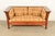 Mission Stickley Mission Arts and Crafts Cherry Wood Prairie Spindle Settle Sofa For Sale - Image 3 of 15