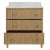 Contemporary Matthew Izzo Home Odin 30.5" Fluted Cerused Oak, Two Drawer, Single Sink Bathroom Vanity - Carrara Marble Top, Porcelain Sink, Brass Hardware For Sale - Image 3 of 6