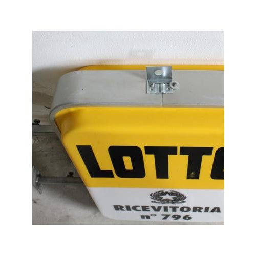 1950s Double-Sided Illuminated Lotto No. 796 Sign, 1950s-1960s For Sale - Image 5 of 10