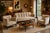 1950s Art Deco Scalloped Velvet Lounge Chairs and Sofa Set For Sale In New York - Image 6 of 11