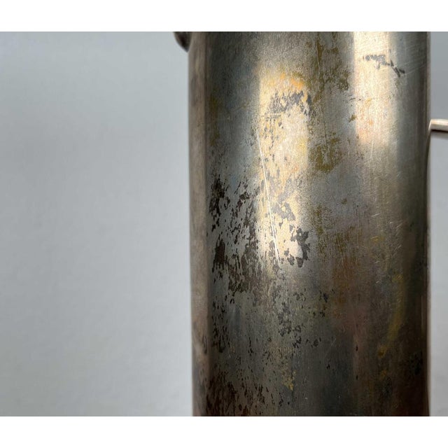 Mid-Century Minimalist Metal Carafe, 1960s For Sale - Image 14 of 18