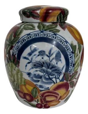 Vintage Chinoiserie Ginger Jar