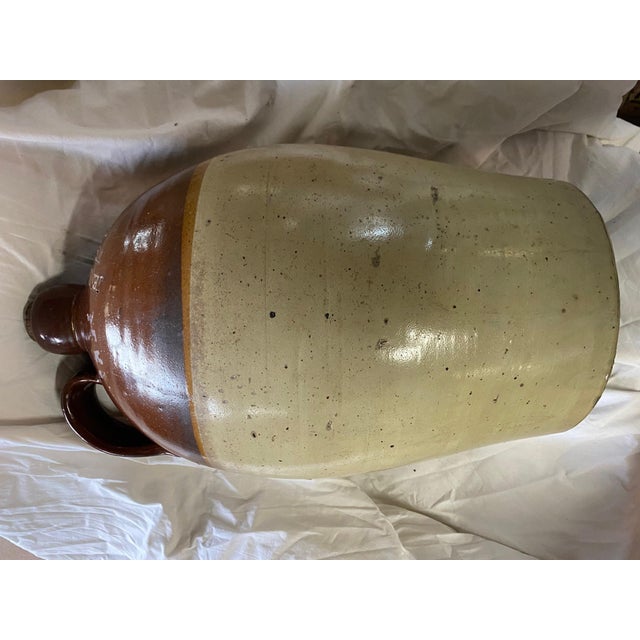 Tan Vintage Alcohol Jug For Sale - Image 8 of 8