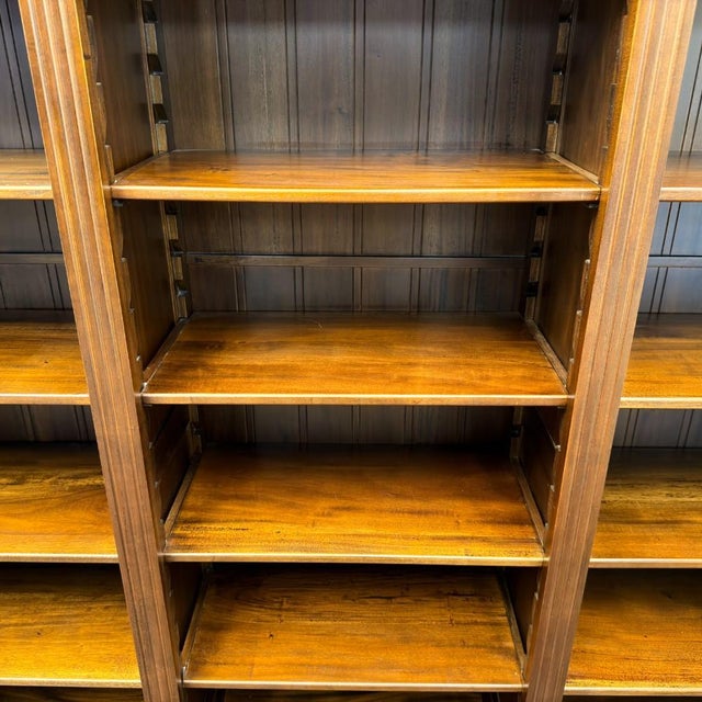 Large Classic English Open Bookcase For Sale - Image 14 of 15