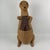 Large VTG 28" Wicker Kangaroo Storage Basket Hamper Plant Toilet Paper Holder For Sale - Image 4 of 12