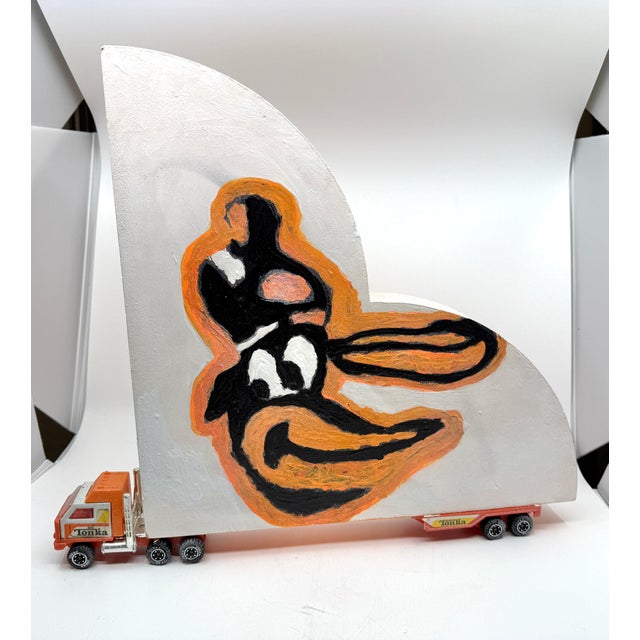 Orange Bruce Houston Baltimore Oriole Fan Truck For Sale - Image 8 of 18