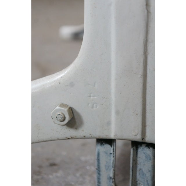 Antique Cast Iron Rack-and-Pinion Mechanical Work Desk Architects Drafting Table For Sale - Image 11 of 18