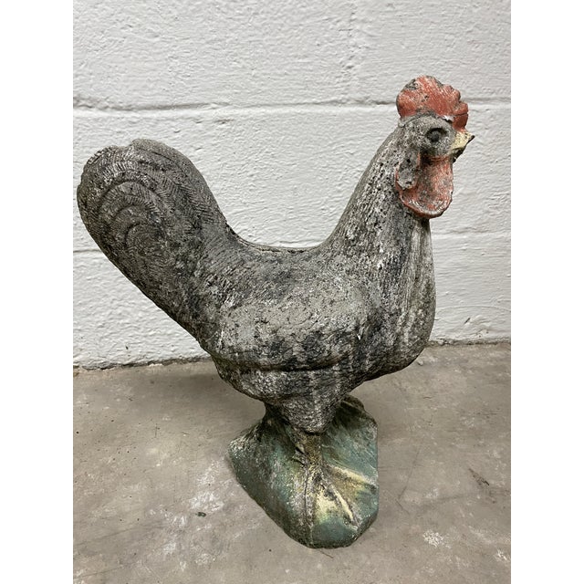 Mid 20th Century Concrete Family of Chickens, 3 Pieces For Sale - Image 4 of 9