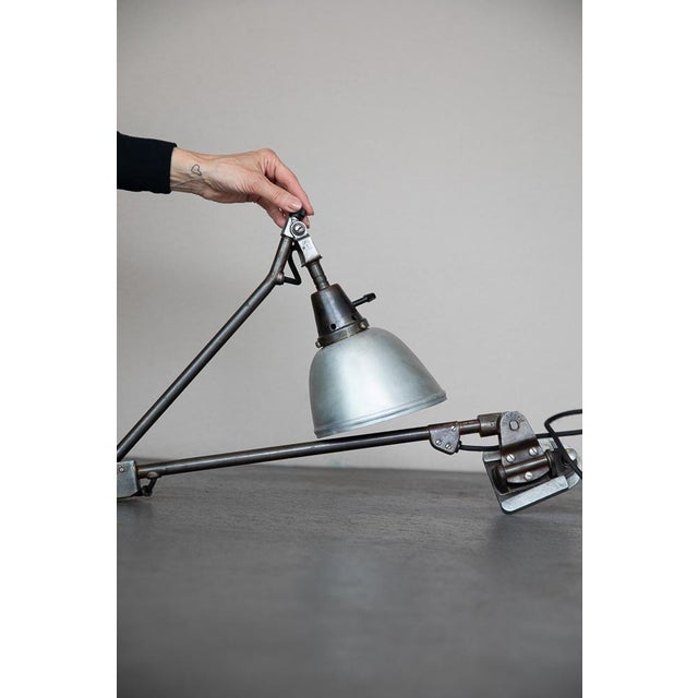 Metal Workshop Lamp from Midgard / Industriewerke Auma, 1940s For Sale - Image 7 of 13