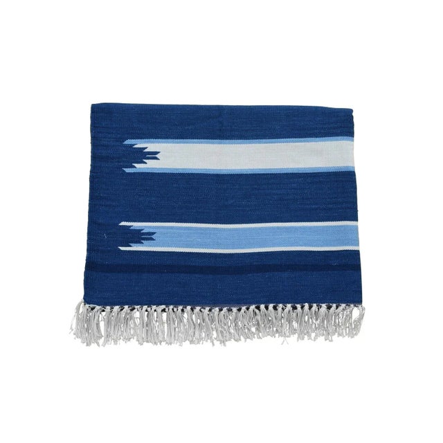 Not Yet Made - Made To Order Nanea Rug, 5x8, Blue For Sale - Image 5 of 6