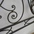 Antique Metal Bed with Twists and Decorations For Sale - Image 4 of 15