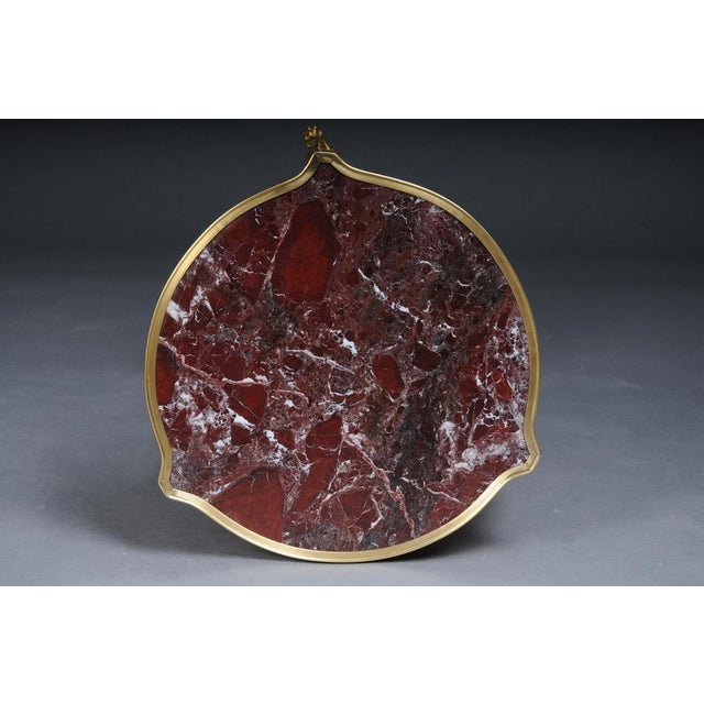 20th Century French Louis XV Style Salon Side Table in Style of F. Linke For Sale - Image 3 of 14