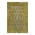 Retro Persian No Pile Green/Brown Wool Rug - 7'8'' X 9'9'' For Sale