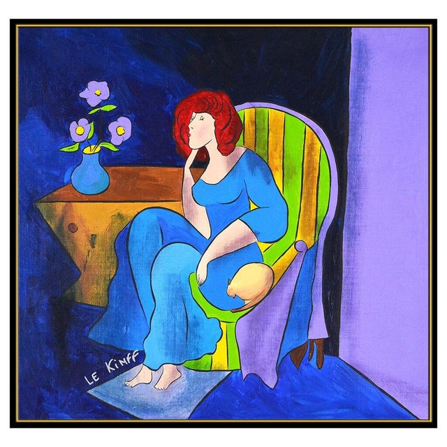 Message us to inquire about custom framing options! (Included for free with every purchase) The artwork here, "Night Time...