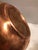 Metal Vintage Hand Finished Solid Copper Round Planter For Sale - Image 7 of 8