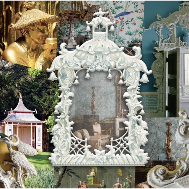 Fleur Home x Aldous Bertram Claydon Mirror in Claydon, 34.5x50.5 For Sale - Image 4 of 6