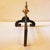 Circa 1860-80 Pair of French Baroque Revival Cast Brass Andirons For Sale In Raleigh - Image 6 of 7