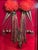 RARE Vintage Yao Ethnic Woman’s Hair Pins Ornament Hoa Binh area, North Vietnam Aprox. dimensions od shadow box: 18"H x...