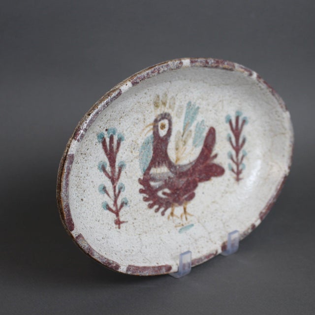 Vintage French Ceramic Tray by Gustave Reynaud. 1960s For Sale - Image 6 of 14