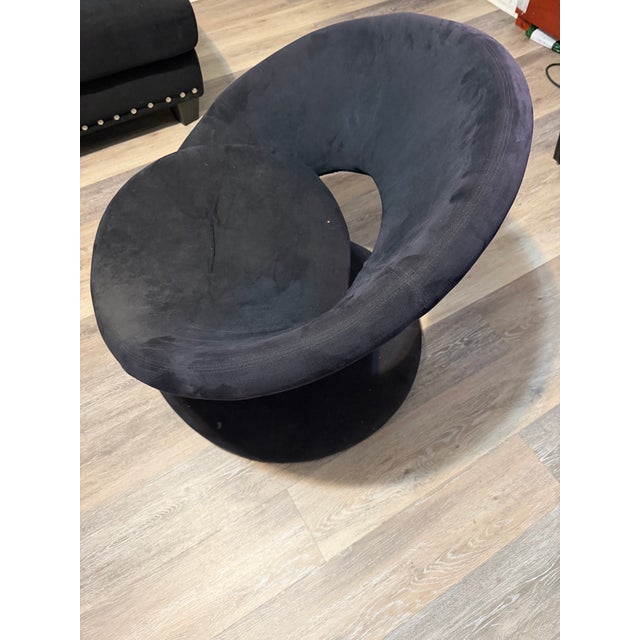 1980s Fully Authenticated 1980s Postmodern Jaymar Spiral Ribbon Chair For Sale - Image 5 of 12