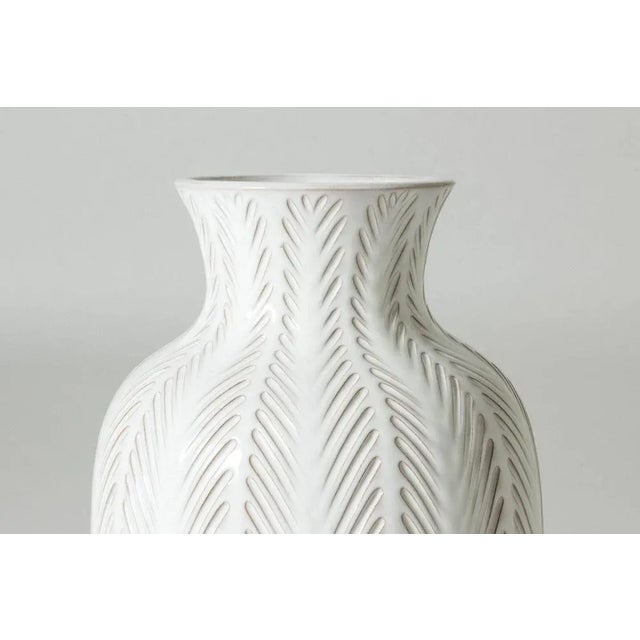Modernist Earthenware Floor Vase by Anna-Lisa Thomson, 1940s For Sale - Image 4 of 8